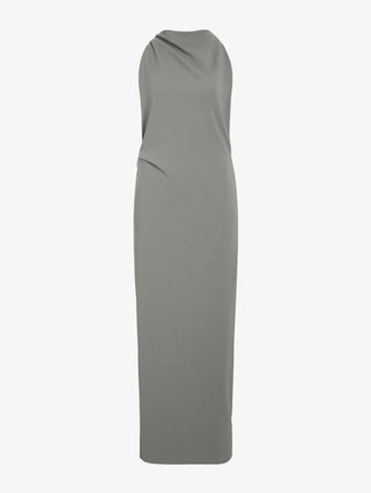 Proenza Schouler Still Life image of Selena Dress in Matte Double Crepe in Wood