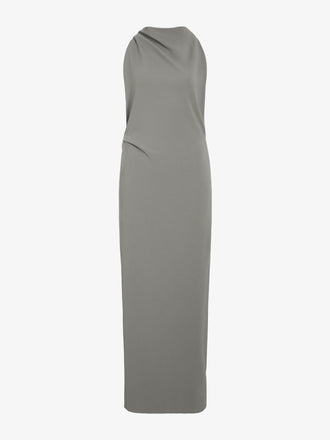 Proenza Schouler Still Life image of Selena Dress in Matte Double Crepe in Wood