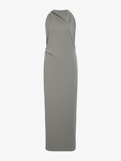 Proenza Schouler Still Life image of Selena Dress in Matte Double Crepe in Wood
