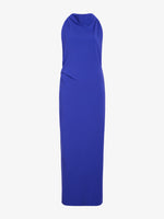 Proenza Schouler Still Life image of Selena Dress in Matte Double Crepe in Ultramarine