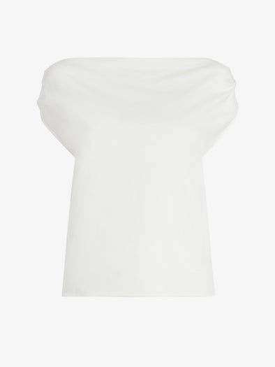 Proenza Schouler Still Life image of Zafira Top in Mercerized Cotton Jersey in White
