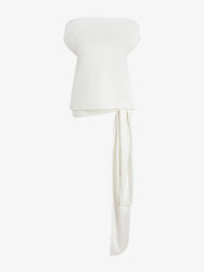Proenza Schouler Still Life image of Zafira Top in Mercerized Cotton Jersey in White