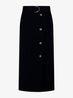 Proenza Schouler Still Life image of Carine Cargo Skirt in Matte Double Crepe in Black