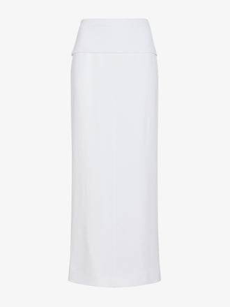 Proenza Schouler Still Life image of Liora Skirt in Heavy Sable in White