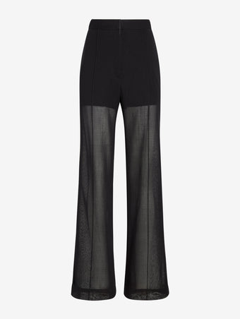 Proenza Schouler Still Life image of Eran Pant in Sheer Wool in Black