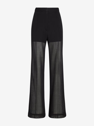 Proenza Schouler Still Life image of Eran Pant in Sheer Wool in Black