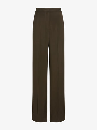 Proenza Schouler Still Life image of Lien Pant in Eco Hammered Viscose in Cypress
