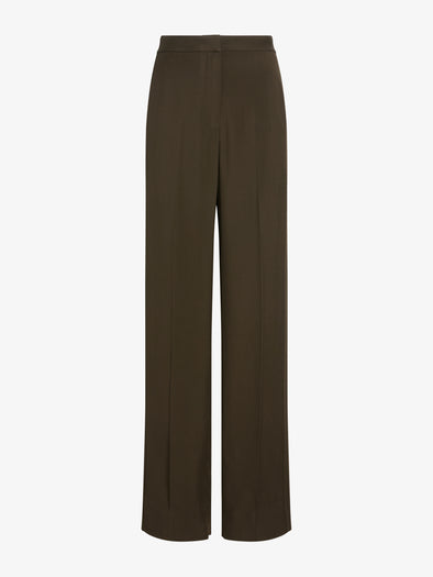 Proenza Schouler Still Life image of Lien Pant in Eco Hammered Viscose in Cypress