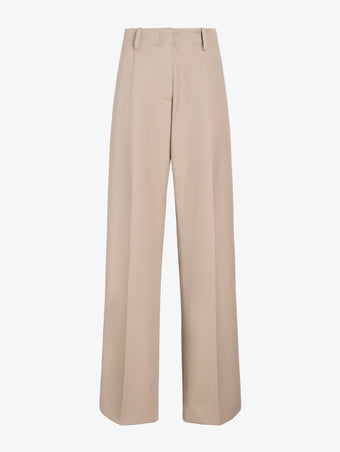 Proenza Schouler Still Life image of Halima Pant in Wool Gabardine in Khaki