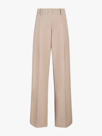 Proenza Schouler Still Life image of Halima Pant in Wool Gabardine in Khaki