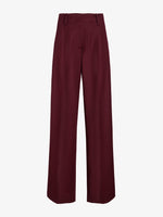 Proenza Schouler Still Life image of Halima Pant in Wool Gabardine in Oxblood