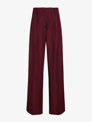 Proenza Schouler Still Life image of Halima Pant in Wool Gabardine in Oxblood