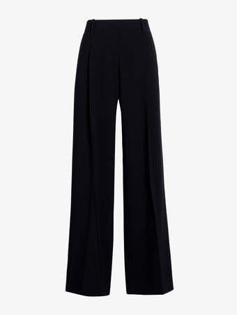 Proenza Schouler Still Life image of Halima Pant in Matte Double Crepe in Black