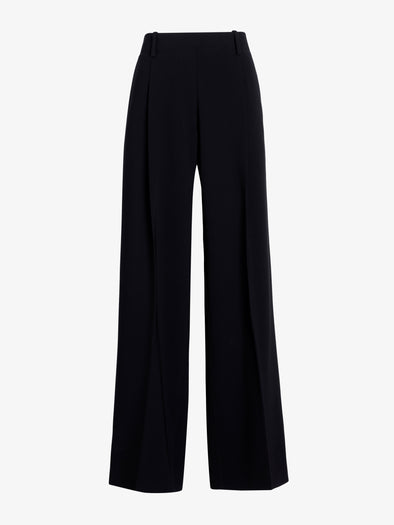 Proenza Schouler Still Life image of Halima Pant in Matte Double Crepe in Black