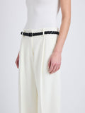 Halima Pant in Matte Double Crepe