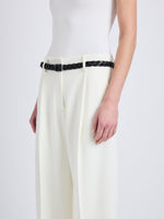 Halima Pant in Matte Double Crepe