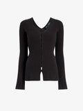 Proenza Schouler Still Life image of Valeria Top in Transitional Cashmere in Espresso