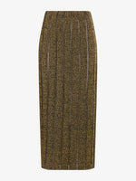 Proenza Schouler Still Life image of Maelle Skirt in Drop Needle Tweed in Black Multi