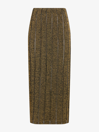 Proenza Schouler Still Life image of Maelle Skirt in Drop Needle Tweed in Black Multi