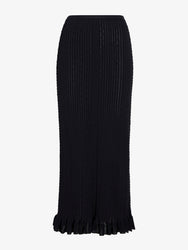 Proenza Schouler Still Life image of Monet Skirt in Fine Bobble Knit in Black