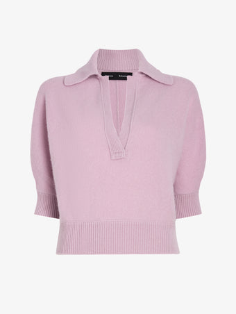 Proenza Schouler Still Life image of Vella Top in Transitional Cashmere in Blush