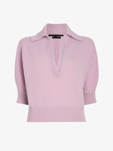 Proenza Schouler Still Life image of Vella Top in Transitional Cashmere in Blush