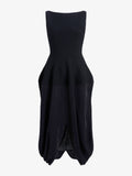 Proenza Schouler Still Life image of Sukki Dress in Draped Viscose in Black