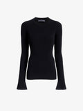 Proenza Schouler Still Life image of Nir Top in Silk Viscose in Black