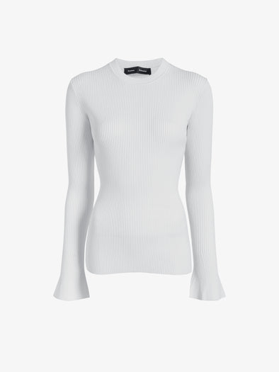 Proenza Schouler Still Life image of Nir Top in Silk Viscose in White