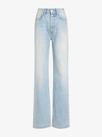 Proenza Schouler Still Life image of Tabetha Jean in Rigid Denim in Light Vintage Blue Wash