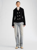 Proenza Schouler Still Life image of Tabetha Jean in Rigid Denim in Light Vintage Blue Wash