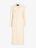 Proenza Schouler Still Life image of Alix Coat in Compact Melton Wool in Ivory