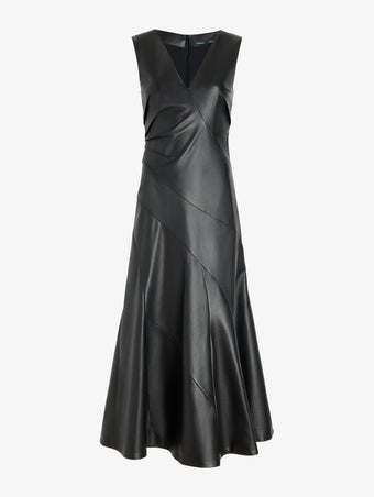 Proenza Schouler Still Life image of Kenza Dress in Nappa Leather in Black