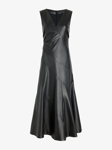 Proenza Schouler Still Life image of Kenza Dress in Nappa Leather in Black