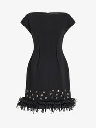 Proenza Schouler Still Life image of Grazziela Dress in Matte Double Crepe in Black