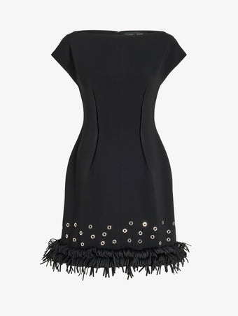 Proenza Schouler Still Life image of Grazziela Dress in Matte Double Crepe in Black