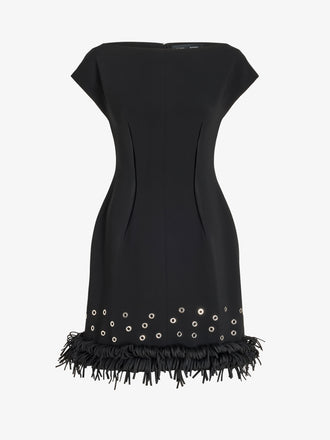 Proenza Schouler Still Life image of Grazziela Dress in Matte Double Crepe in Black