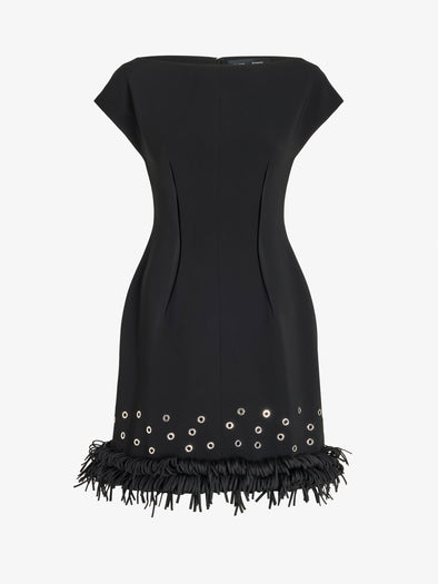 Proenza Schouler Still Life image of Grazziela Dress in Matte Double Crepe in Black
