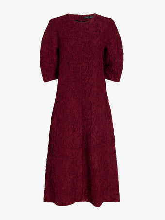 Proenza Schouler Still Life image of Alin Dress in Crushed Silk in Wine