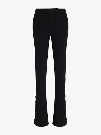 Proenza Schouler Still Life image of Althea Pant in Bi-Stretch Double Wool in Black