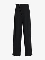 Proenza Schouler Still Life image of Aitana Pant in Tropical Wool in Black
