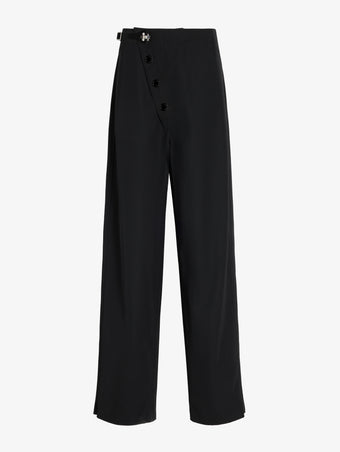 Proenza Schouler Still Life image of Aitana Pant in Tropical Wool in Black