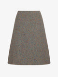 Proenza Schouler Still Life image of Capucine Skirt in Donegal Knit in Blue Multi
