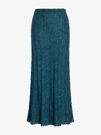 Proenza Schouler Still Life image of Joelle Skirt in Looped Mohair in Blue Multi