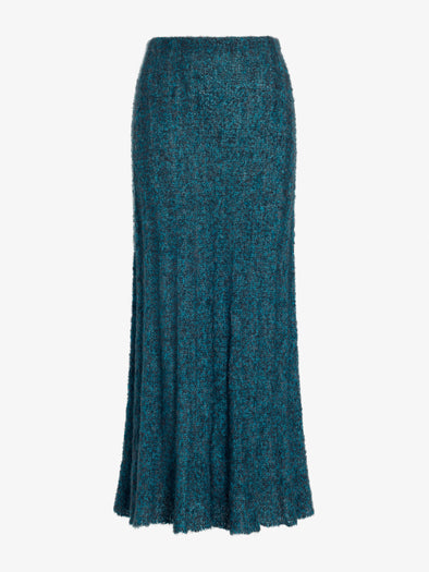 Proenza Schouler Still Life image of Joelle Skirt in Looped Mohair in Blue Multi