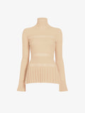 Proenza Schouler Still Life image of Rosario Top in Textured Merino Wool in Taupe