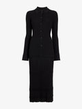 Proenza Schouler Still Life image of Rosario Dress in Textured Merino Wool in Black