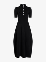 Proenza Schouler Still Life image of Mathilde Dress in Compact Stretch Viscose in Black