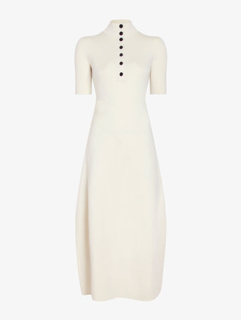 Proenza Schouler Still Life image of Mathilde Dress in Compact Stretch Viscose in Off White