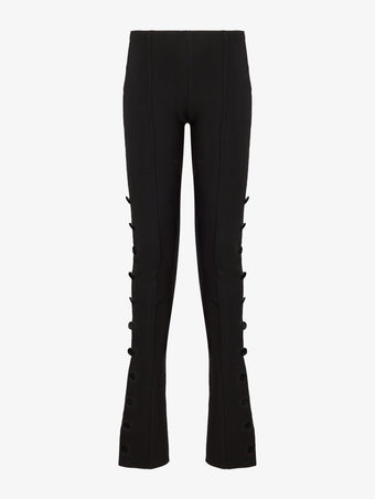 Proenza Schouler Still Life image of Martina Pant in Compact Stretch Viscose in Black